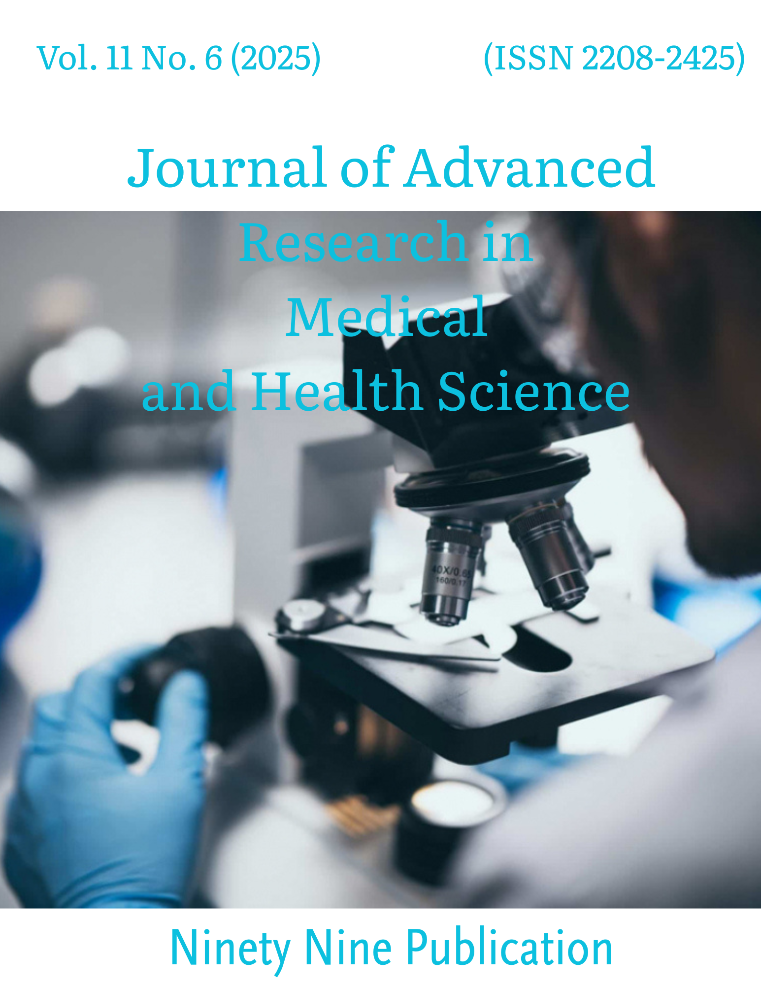 Journal of Advanced Research in Medical and Health Science (ISSN 2208-2425)